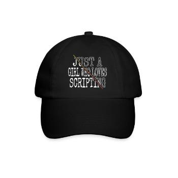 statement fun programming pc computer programming - Baseballkappe - Schwarz/Schwarz - Vorne