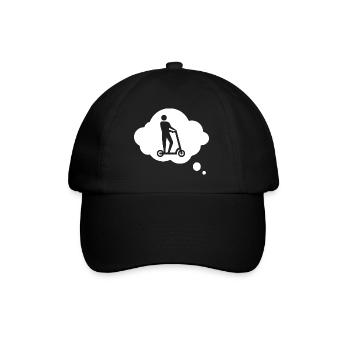 E-Scooter E-Roller Scooter - Baseball Cap - black/black - Front