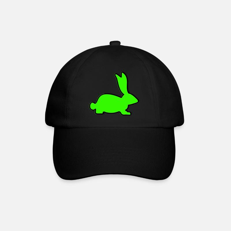 rabbit - Baseballkappe - Schwarz/Schwarz