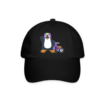 Vélo Pingouin - Casquette classique - noir/noir - Devant