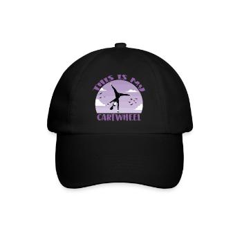 Das ist mein Rad Shirt Gymnastik Jugend Mädchen - Baseballkappe - Schwarz/Schwarz - Vorne