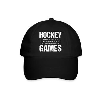Hockey Is Where We Live Player Field Hockey - Baseballkappe - Schwarz/Schwarz - Vorne