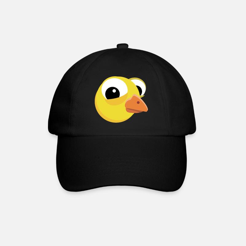 Süßes Küken lustig Osterküken - Baseballkappe - Schwarz/Schwarz