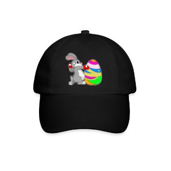 Bunny Easter Boxes - Baseball Cap - black/black - Front