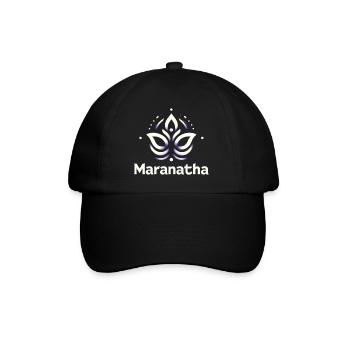 Maranatha Christ Coming Soon - Baseball Cap - black/black - Front
