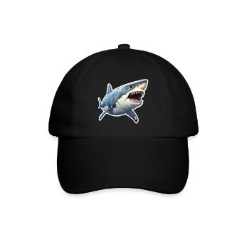 Hai - Baseballkappe - Schwarz/Schwarz - Vorne