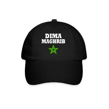 Dima maghrib - Casquette classique - noir/noir - Devant