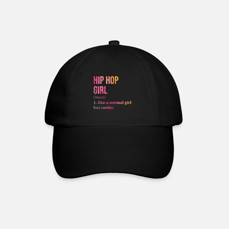Hip hop - Casquette classique - noir/noir