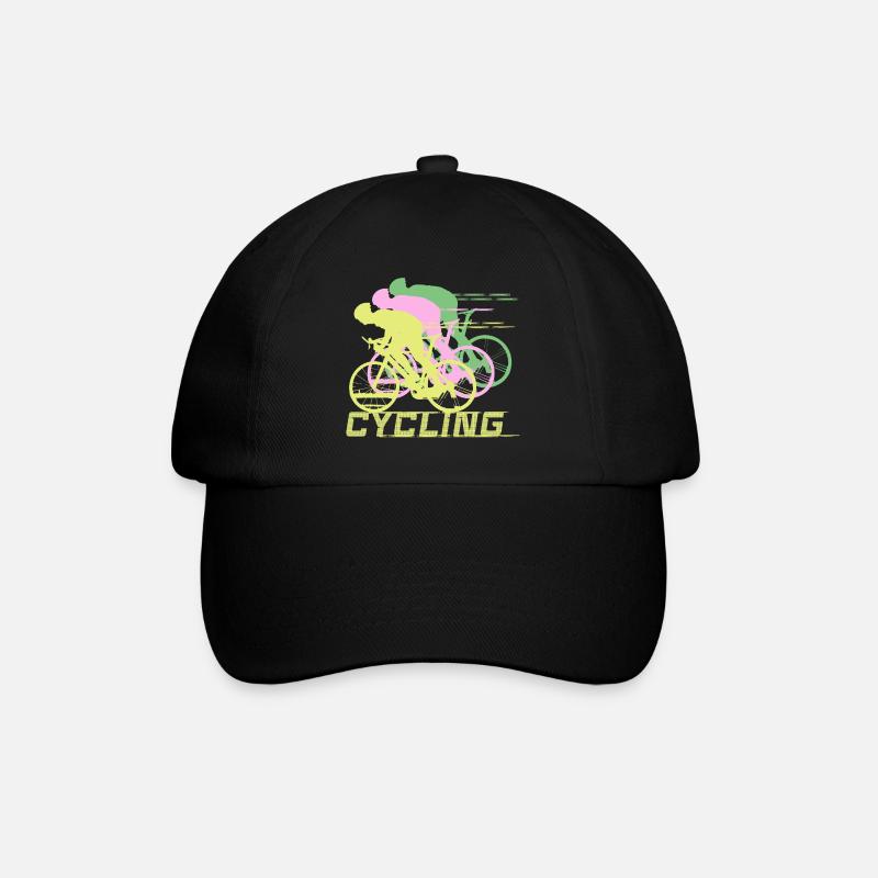 Cyclisme - Casquette classique - noir/noir