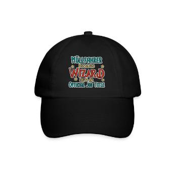 Garbage Driver Wizard - Baseball Cap - black/black - Front