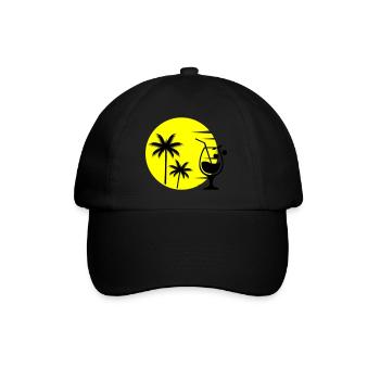 Cocktail Sunset - Baseball Cap - black/black - Front