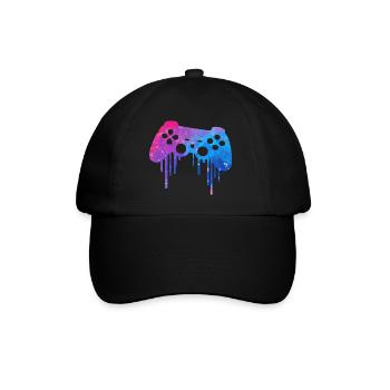 Gaming splash - Baseballkappe - Schwarz/Schwarz - Vorne