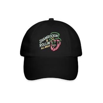 T-shirt du parti d’Irlande La Saint-Patrick - Casquette classique - noir/noir - Devant