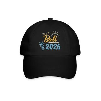Bali 2026 - Baseballkappe - Schwarz/Schwarz - Vorne