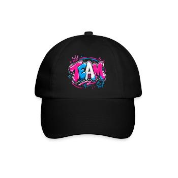 Équipe - Casquette classique - noir/noir - Devant