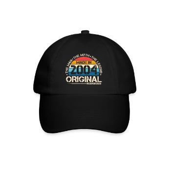 2004 Vintage Born Man Myth Legend - Casquette classique - noir/noir - Devant