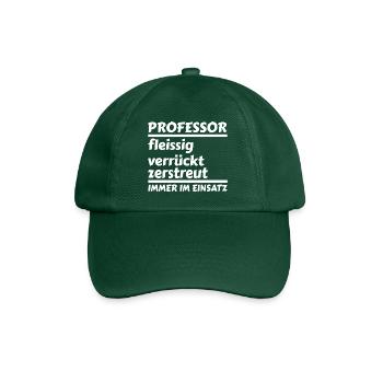 Professor Doktortitel Geschenk Geschenkidee prof - Baseballkappe - Flaschengrün - Vorne