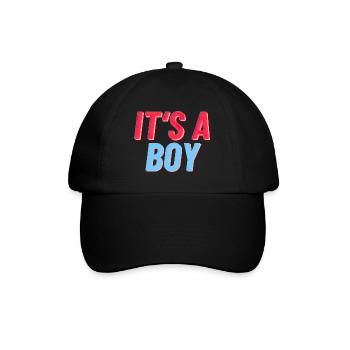It's a Boy - It's a Boy - Birth Reveal - Baseball Cap - black/black - Front