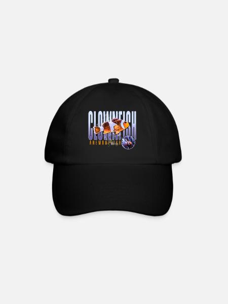 Clownfisch Anemonenfisch - Baseballkappe - Schwarz/Schwarz