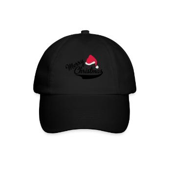 christmas - Baseball Cap - black/black - Front