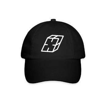 Gliederungsbuchstabe X - Baseballkappe - Schwarz/Schwarz - Vorne