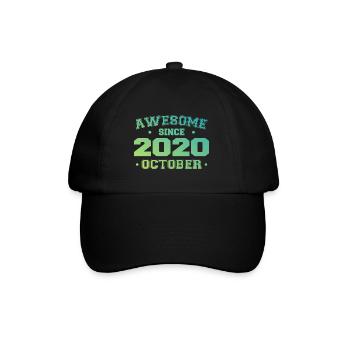 Octobre 2020 - Cadeau Anniversaire Octobre 2020 - Casquette classique - noir/noir - Devant