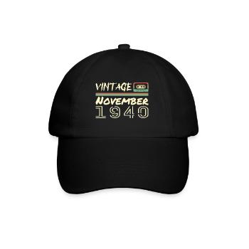Legendary Since November 1940 - November 1940 - Baseball Cap - black/black - Front