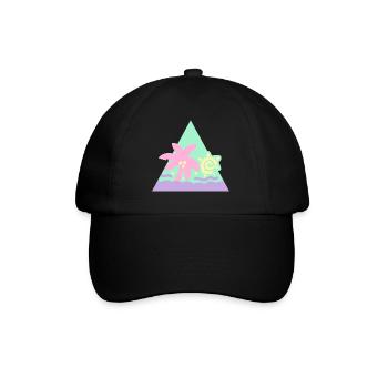 Glitter cheveux Flair [Pastel] - Casquette classique - noir/noir - Devant