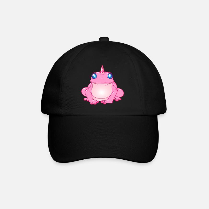 Grenouille avec corne - Casquette classique - noir/noir