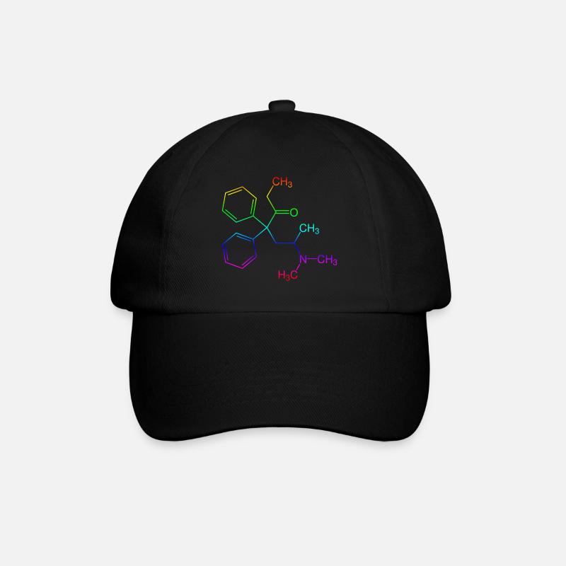 Formule structurelle à la méthadone - Casquette classique - noir/noir
