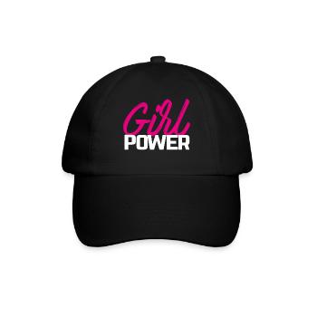 Le pouvoir des filles - Casquette classique - noir/noir - Devant