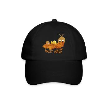 Côtelette - Casquette classique - noir/noir - Devant