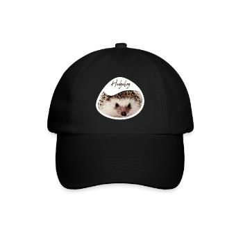 Hedgehog - Baseball Cap - black/black - Front