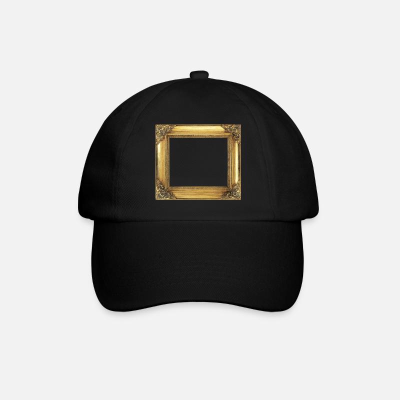 Golden Picture Frame - Baseball Cap - black/black