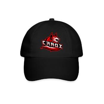 Logo Craqz - Casquette classique - noir/noir - Devant