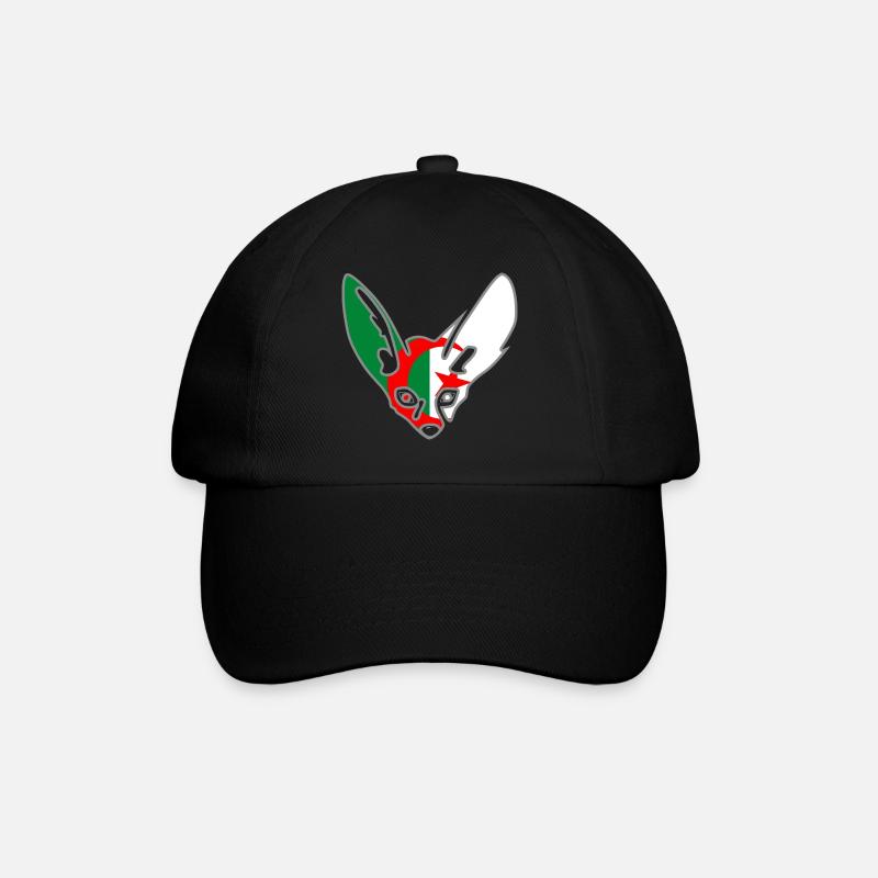 Fennec Algerien - Baseballkappe - Schwarz/Schwarz