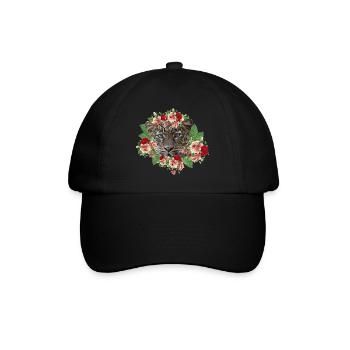 Leo The Cat - Baseball Cap - black/black - Front