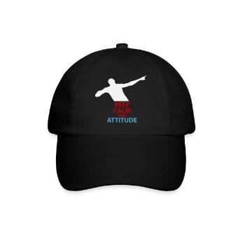 Silhouette calme et attitude - Casquette classique - noir/noir - Devant