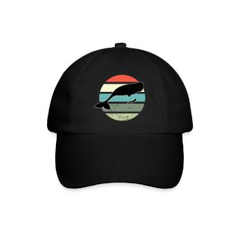 Plongeurs Plongée Plongée Rétro Snorkeler - Casquette classique - noir/noir - Devant