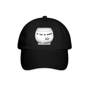 Poisson - Casquette classique - noir/noir - Devant