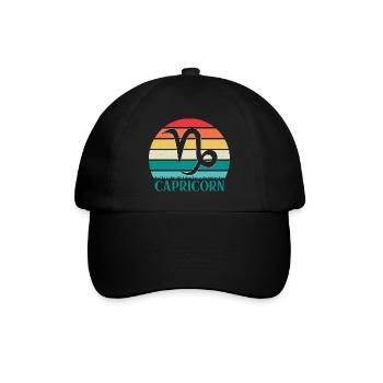 capricorn - Casquette classique - noir/noir - Devant