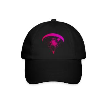 Paraglider Women Paragliding Paraglider Paraglider - Baseball Cap - black/black - Front