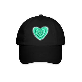 Cœur - Casquette classique - noir/noir - Devant