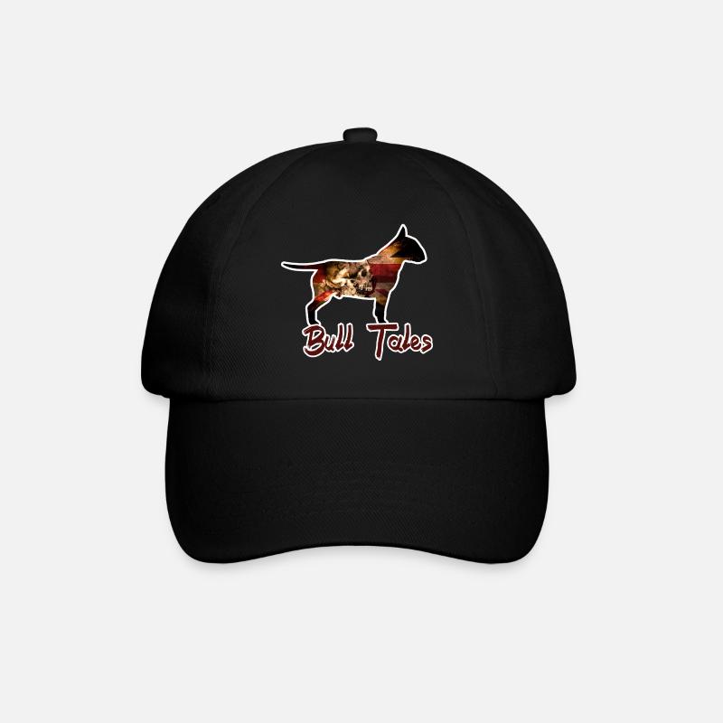 pit bull, american staff - Baseballkappe - Schwarz/Schwarz