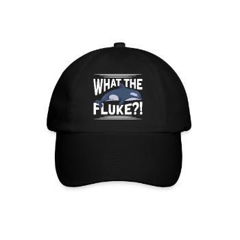 Whale Watching Whale Watching Whale Orca Blue Whale - Baseball Cap - black/black - Front