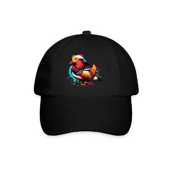 Canard mandarin - Casquette classique - noir/noir - Devant