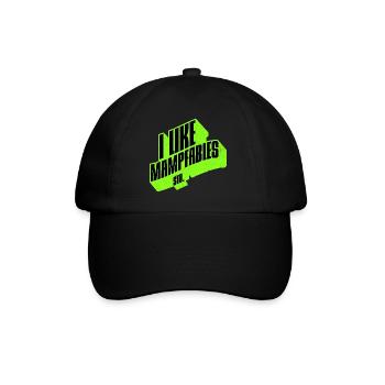 I like Mampfables - Live Healthy in the Spirit - Baseball Cap - black/black - Front