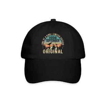 Septembre 1998 Anniversaire - Légende depuis septembre - Casquette classique - noir/noir - Devant