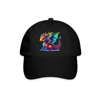 Dragon - Baseball Cap - black/black - Front