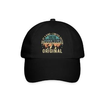 Légendes Anniversaire Décembre 1978 Naissance Cadeau - Casquette classique - noir/noir - Devant